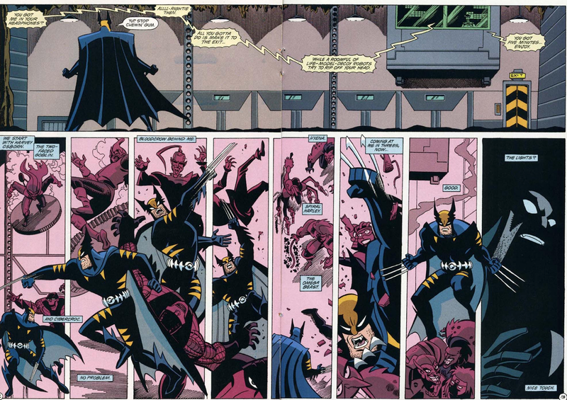 Illustration for article titled That Weird Time DC and Marvel Joined Forces